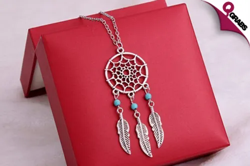 For QR35 Sleep Well with a Dream Catcher Pendant Necklace! (QR59 Value)